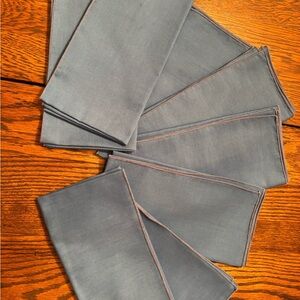 Elegant Blue Table Napkins Set ( see last 2 pics for color)!